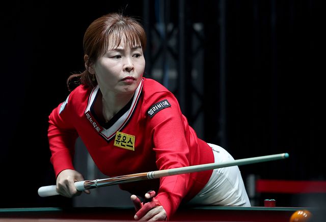 이신영은 5세트에서 매치포인트를 남겨두고 아쉽게 역전패를 당했다.