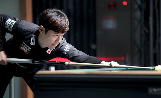 김임권이 베트남의 강세를 꺾고 PBA 월드챔피언십 8강에 진출했다.&nbsp; 사진=PBA 제공