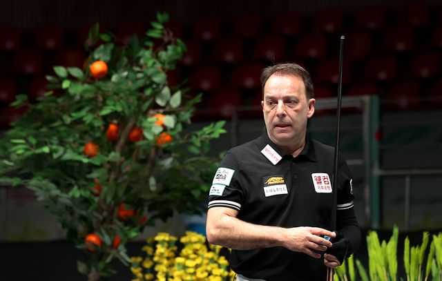 8강에서 김재근에게 져 탈락한 산체스.