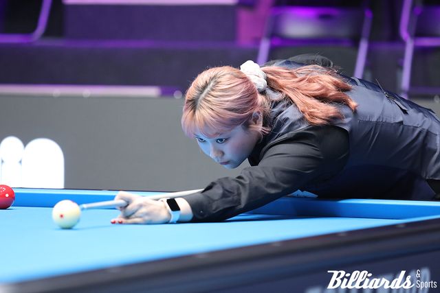 김하은의 막판 추격을 잘 따돌리고 결승에 오른 박세정.