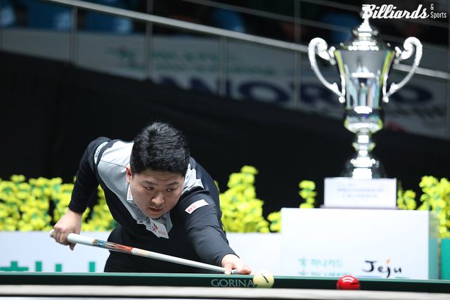 시드 32번 출전 선수 중 월드챔피언십 사상 최초로 결승에 올라간 조건휘.