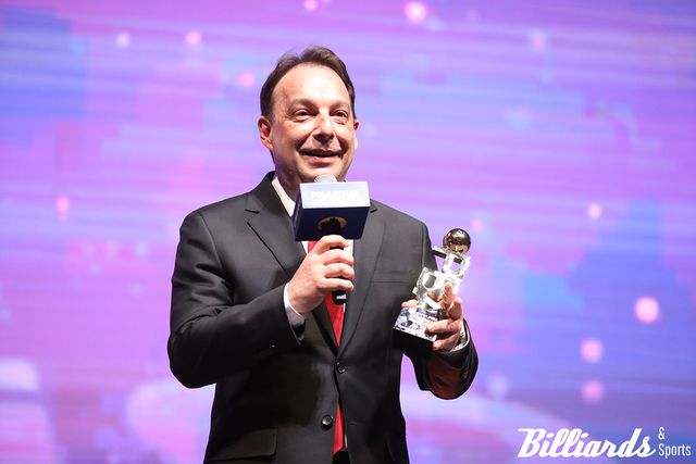 시상식에서 4개 부문에서 상을 받은 산체스가 수상 소감을 말하고 있다. 사진=광진구/이용휘 기자