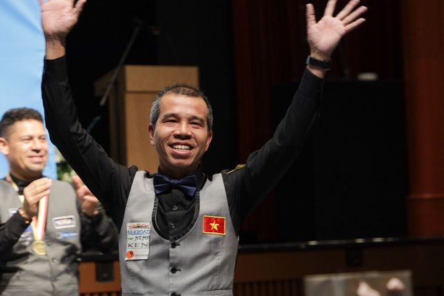 이번 대회에서 전 경기 승리를 거두며 베트남의 우승을 이끈 쩐뀌엣찌엔.