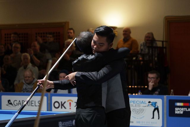 베트남이 제38회 세계팀3쿠션선수권대회 결승전에서 독일을 2 대 0으로 꺾고 통산 두 번째 우승을 차지했다.&nbsp; 사진=SOOP 제공