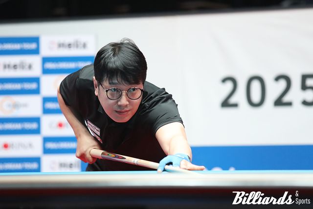 오성욱이 PBA 드림투어(2부) 파이널 준결승전에서 조병찬을 꺾고 결승에 올랐다. 사진=고양/김민영 기자