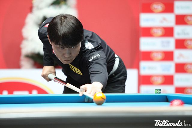 베트남을 상대로 8승 1패의 압도적 우세를 보이고 있는 최성원(휴온스)이 7일 시작하는 PBA 월드챔피언십 조별리그에서 3명의 베트남 선수를 상대로 16강 진출에 도전한다.&nbsp; 사진=이용휘 기자