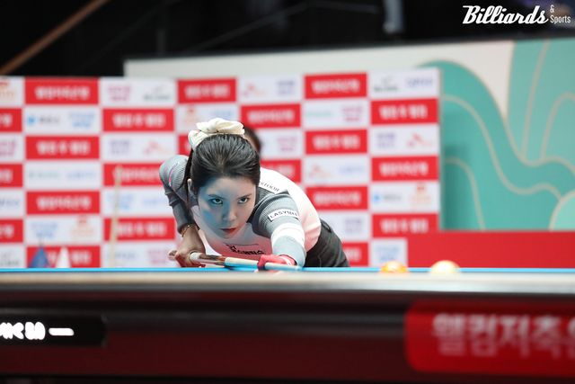 조별리그 G조 첫 경기에서 승리한 이우경(에스와이).