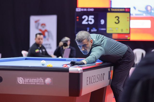 지난해 보고타 당구월드컵 준우승자인 타슈데미르는 준결승에서 조명우에게 덜미를 잡혔다.