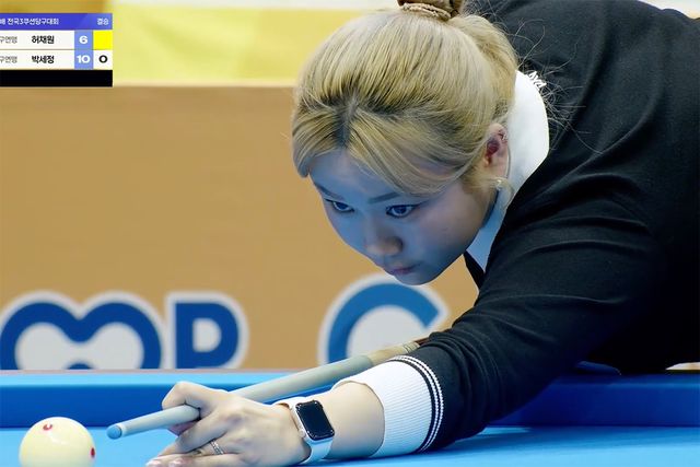 결승전에서 허채원을 2점 차로 꺾고 우승을 차지한 박세정