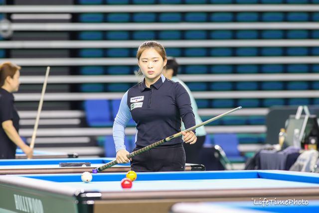 캐롬 3쿠션 여자부 김하은.