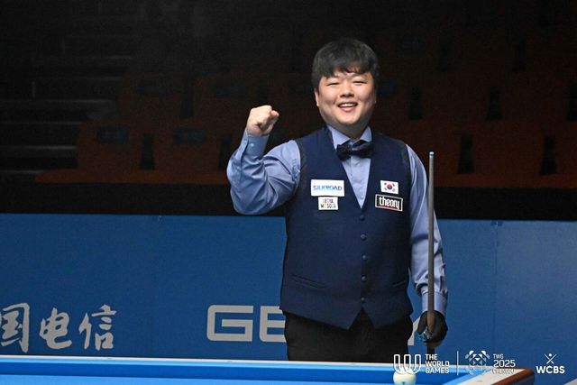 당구가 오는 2029년 독일 카를스루에에서 개최되는 월드게임에 8회 연속 정식 종목으로 확정되면서 조명우(서울시청)가 대회 2연패 달성을 위한 도전에 나설 수 있게 됐다.&nbsp; 사진=WCBS 제공