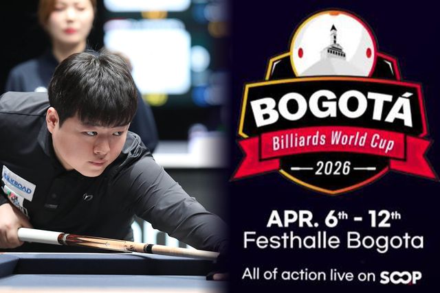 보고타 3쿠션 당구월드컵이 한국시간 7일 새벽 1시부터 13일 오전 8시까지 개최된다.&nbsp; 사진=빌리어즈앤스포츠 DB, SOOP 제공