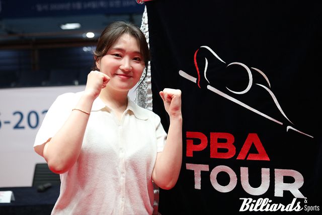 2026-2027시즌 PBA 팀리그 드래프트에서 1순위로 하이원리조트에 지명된 강지은. 사진=고양/이용휘 기자