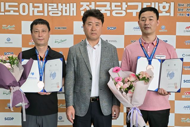 공동3위에 오른 정연철(좌)과 최완영(우)