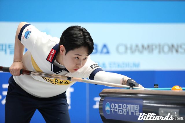 김세연이 프로당구 시즌 개막전 '우리금융캐피탈 챔피언십' 128강 첫 경기에서 1.7대의 애버리지를 기록하며 64강에 진출했다. 사진=빌리어즈앤스포츠 DB