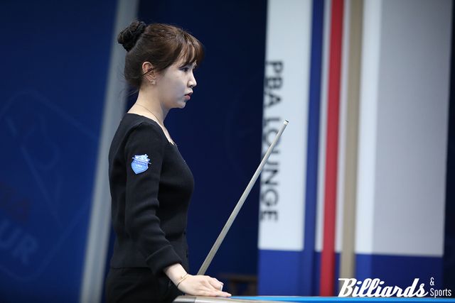 14이닝 만에 25점을 치고 애버리지 1.786을 기록한 김진아.