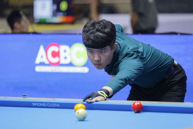 세계3쿠션당구월드컵에서 처음으로 최종 예선(Q) 라운드에 오른 김도현. 사진=SOOP 제공