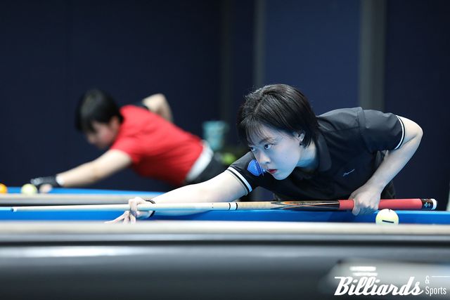 김보경을 꺾고 프로당구 무대에서 첫 8강에 오른 이화연.