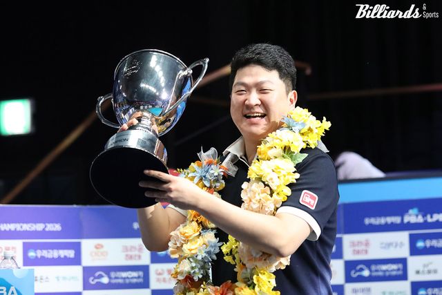 조건휘는 지난 시즌 왕중왕전에 이어 2회 연속 PBA 투어 결승에 진출해 개막전 우승을 차지했다.