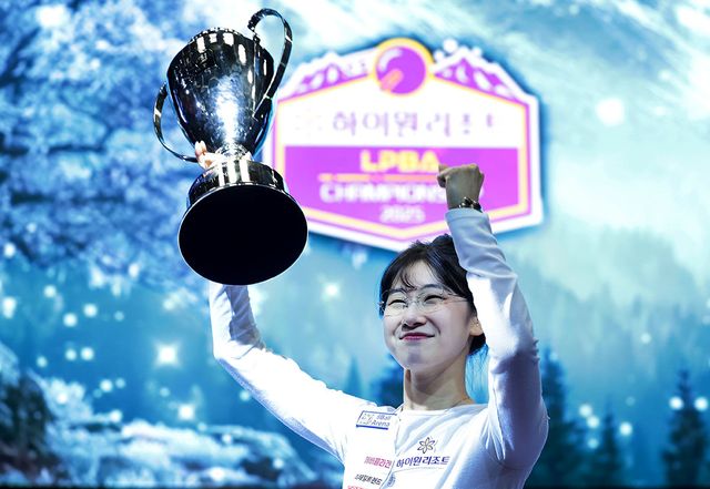 지난 시즌 '하이원리조트 LPBA 챔피언십'에서 우승을 차지한 이미래. 사진=PBA 제공