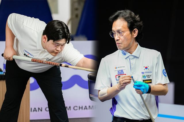 16강에 오른 손준혁(좌)과 정역근(우)