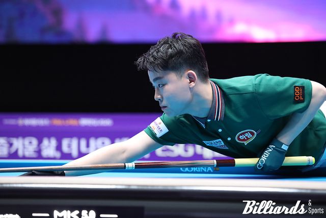 김영원이 풀세트 혈투 끝에 엄상필을 물리치고 하이원리조트에서의 두 번째 준결승에 성공했다. 사진=정선/이용휘 기자