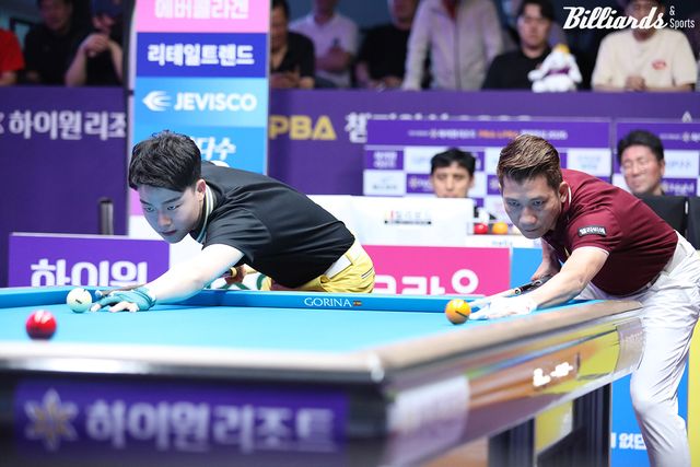 김영원 vs 응오딘나이 결승전 뱅킹 장면.