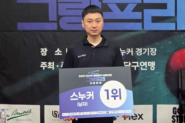 3연속 결승에 올라 마침내 우승을 차지한 허세양. 사진=대한당구연맹 제공