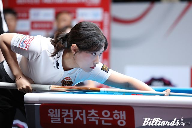 6세트에서 이미래를 9:7로 꺾고 마무리에 성공한 박정현.