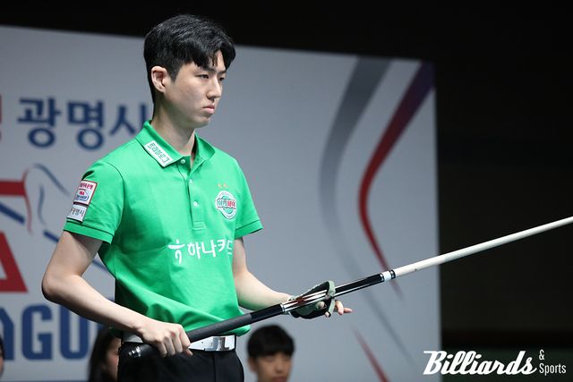 7세트를 담당하는 하나카드의 한지승.