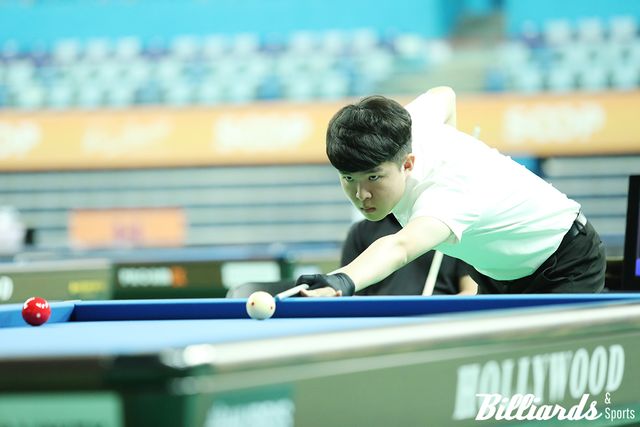 송현일을 40:38로 꺾고 16강에 안착한 김도현.&nbsp;