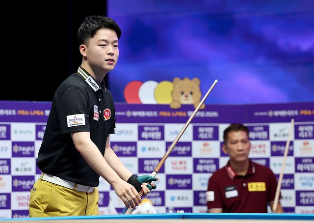 PBA 3차 투어 128강 출격을 앞둔 PBA ‘초신성’ 김영원이 투어 연속 우승에 도전한다. 사진=PBA 제공