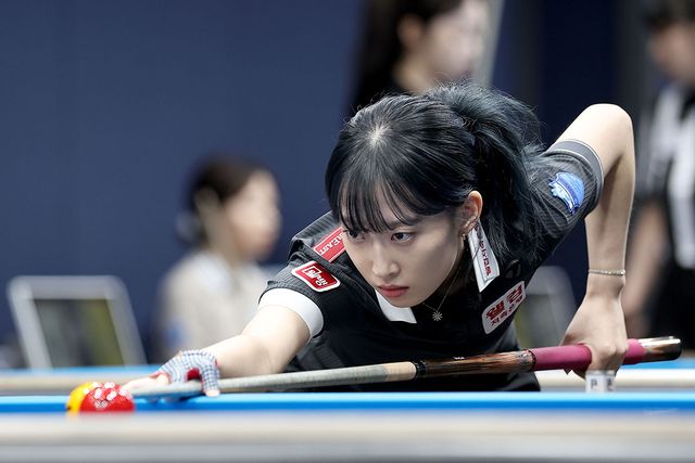 올 시즌 LPBA 투어에 합류한 최봄이는 Q라운드에서 김정혜를 꺾고 128강에 올라 김민영과 대결한다. 사진=PBA 제공