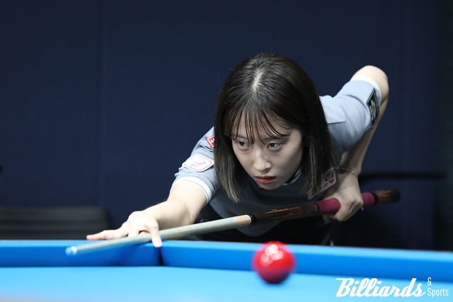 최봄이가 프로당구 3번째 투어 만에 64강에 올랐다. 사진=고양/김민영 기자