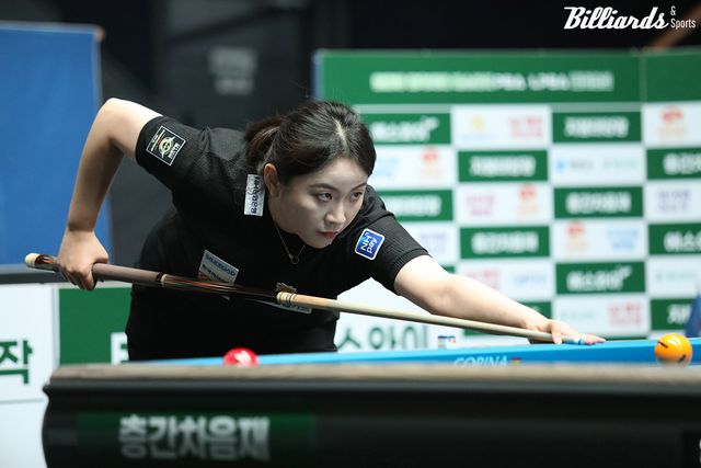 32강까지 종합순위 1위로 16강에 올라간 김민아(NH농협카드).