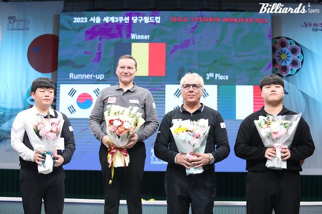 2023년 서울 3쿠션 당구월드컵에서 아쉽게 준우승을 차지했다.