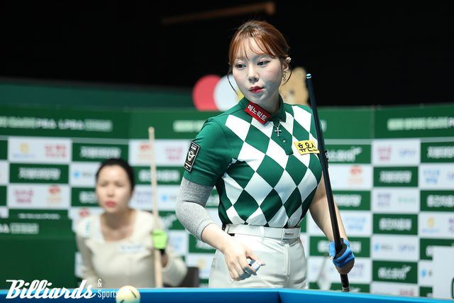세트스코어 0-2로 패배 위기에 몰린 김예은이 승부치기 하이런 7점을 올리며 대역전극을 완성했다. 사진=고양/이용휘 기자
