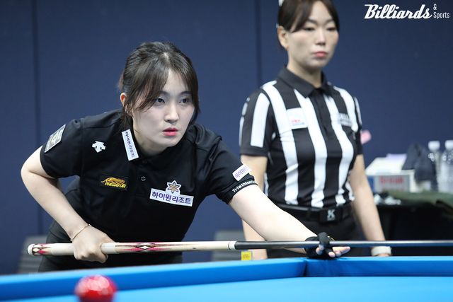 8강에 진출한 강지은(하이원리조트).
