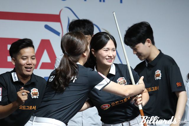 3일차에 하나카드와 대결한 하림의 박정현-김상아. 2세트에 출전한 박정현-김상아는 9:4로 김진아-김가영(하나카드)을 물리쳤다.