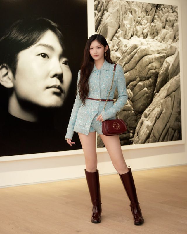 구찌 문화의 달 사진전 '두 개의 이야기' 오프닝에 참석한 아이브 이서