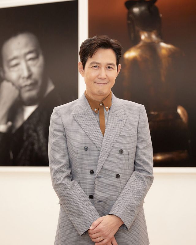 구찌 문화의 달 사진전 '두 개의 이야기' 오프닝에 참석한 이정재