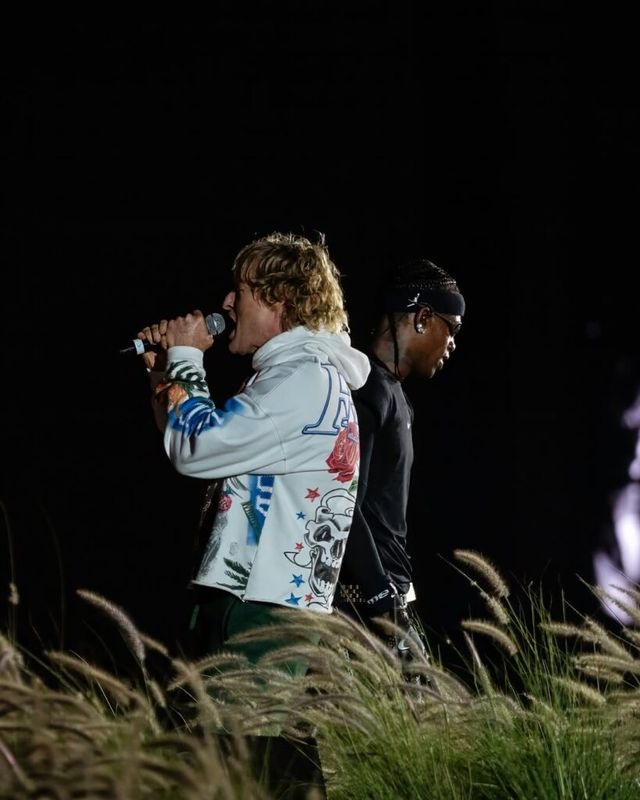 트래비스 스캇과 오웬 윌슨의 롤링 라우드 무대