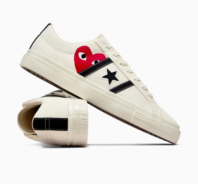 컨버스 X 플레이 꼼데가르송 협업 원스타 아카데미 프로 출시