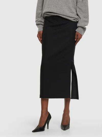 더 로우(The Low), 100mm Lana leather high heels 착용 사진