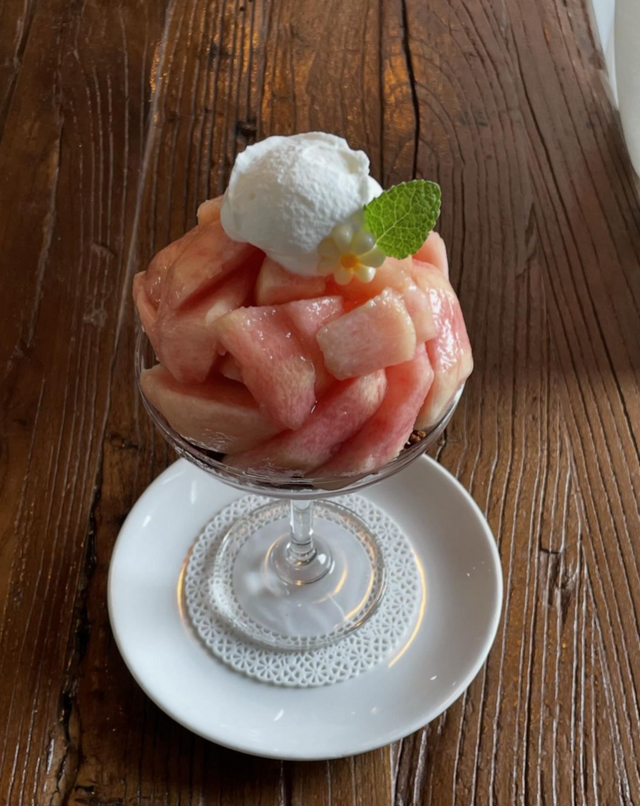 복숭아, 복숭아디저트, 디저트, 디저트맛집, 여름디저트