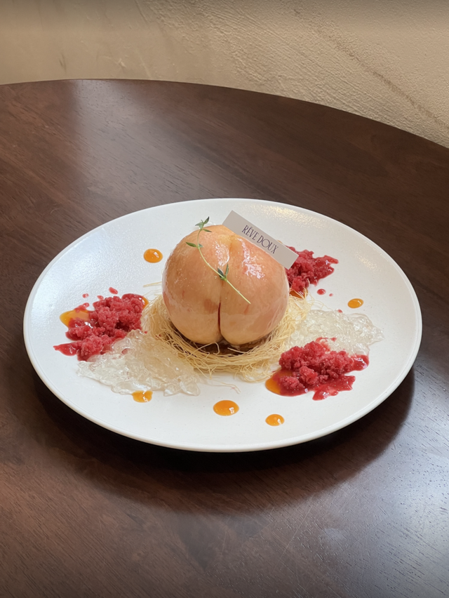 복숭아, 복숭아디저트, 디저트, 디저트맛집, 여름디저트