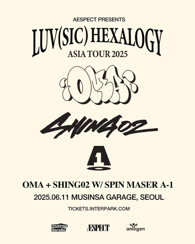 누자베스와SHING02의 LUV(SIC) 아시아 투어