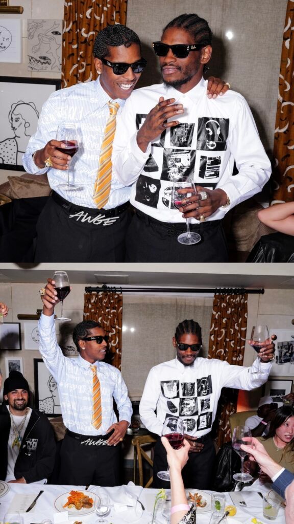 에이셉 내스트와 꼼데가르송 셔츠 협업