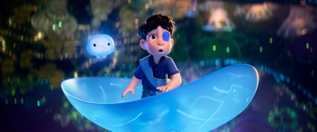 EXPLORING THE COMMUNIVERSE – When Elio (voice of Yonas Kibreab), a space fanatic with an active imagination and a huge alien obsession, is beamed up to the Communiverse, an interplanetary organization with representatives from galaxies far and wide, he must form new bonds with eccentric alien lifeforms, including a chirpy, shipper liquid supercomputer called OOOOO (voice of Shirley Henderson). Directed by Madeline Sharafian, Domee Shi and Adrian Molina, and produced by Mary Alice Drumm, Disney and Pixar’s “Elio” releases in theaters June 20, 2025. 