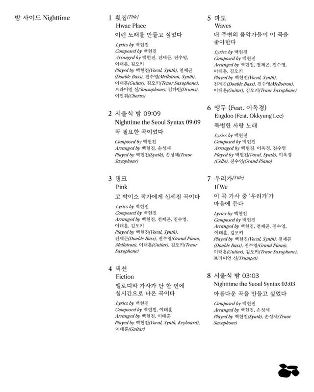 백현진의 두 장의 정규 앨범, 서울식